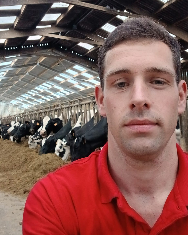 Guillaume Léziart - Secrétaire général JA29 Guillaume Léziart, Secrétaire général des Jeunes Agriculteurs du Finistère